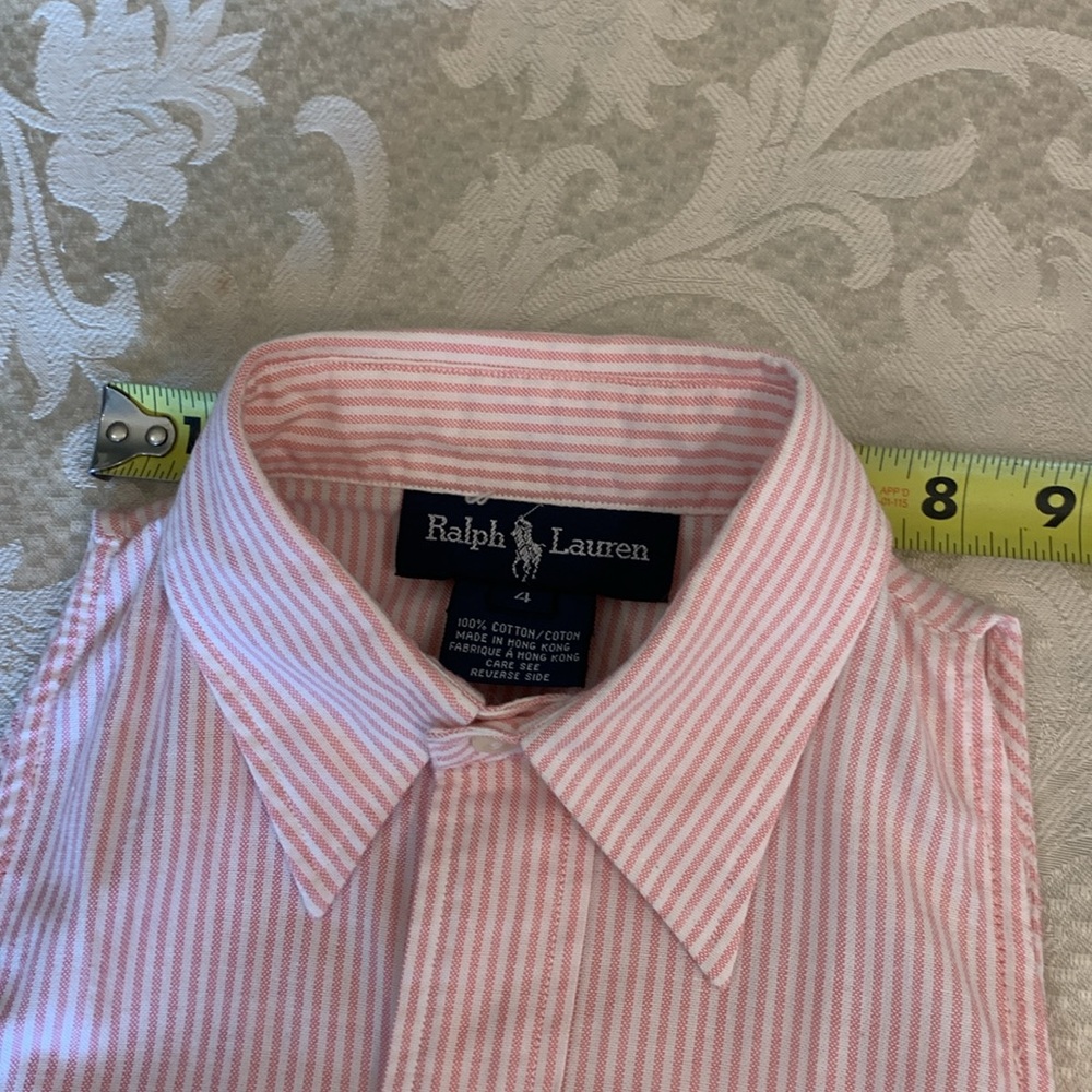 Ralph Lauren Pink Sleeveless Polo Collar Sheath Dress - Picture 6 of 12